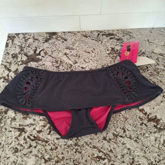 NEW Betsey Johnson Bikini Bottoms, Size‎ Large - Picture 1 of 6